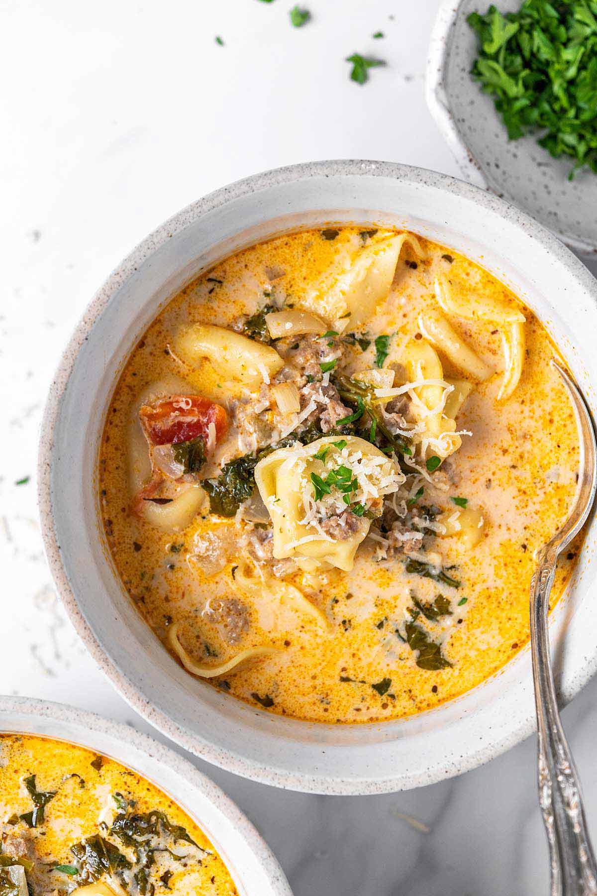 Instant pot tortellini soup with sausage and kale sale