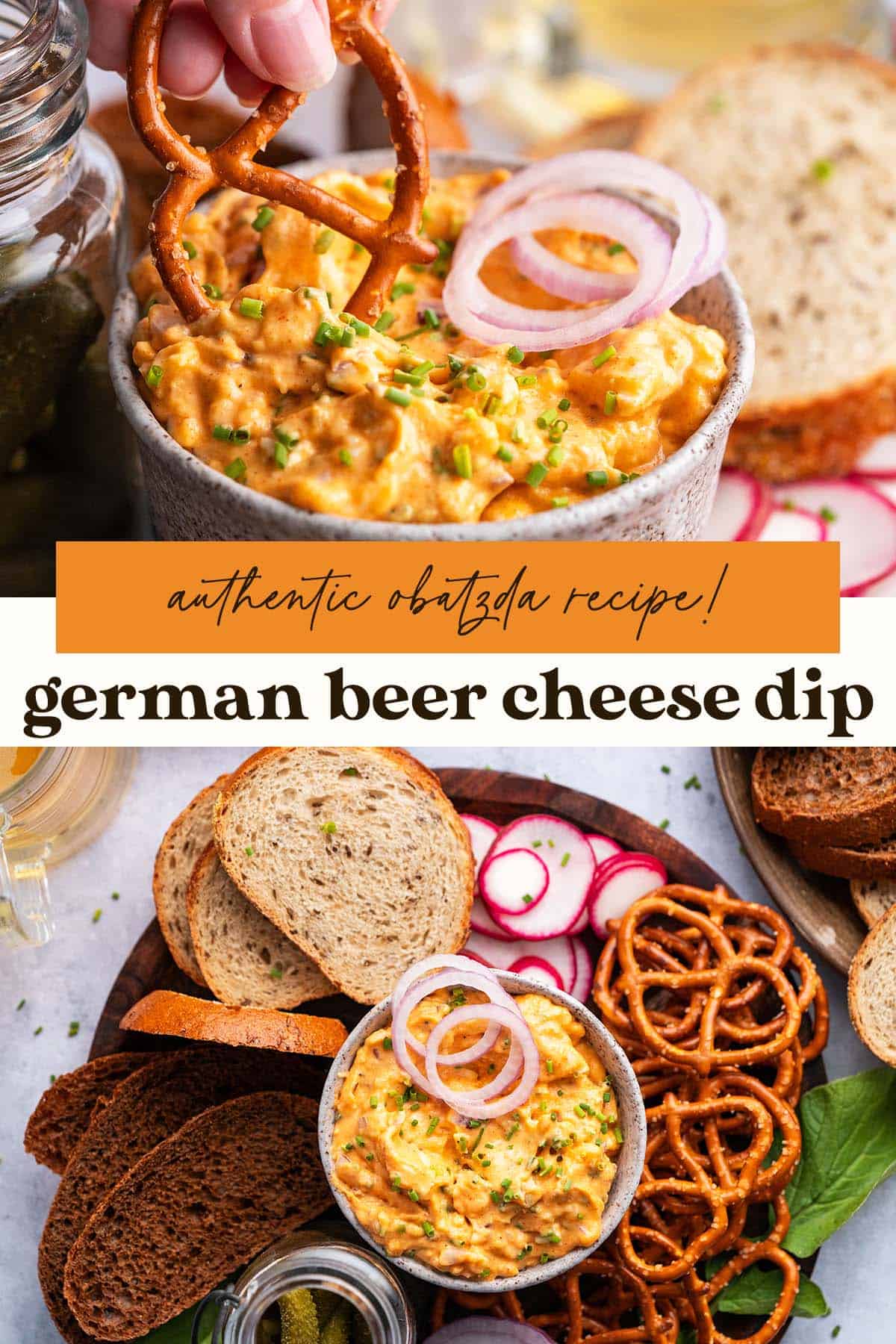 Obatzda (German beer cheese dip) - Caroline's Cooking