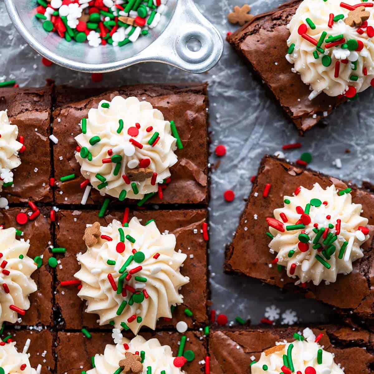 Christmas Brownies - Handle the Heat