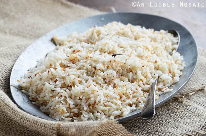 Coconut-Sesame Rice - An Edible Mosaic™