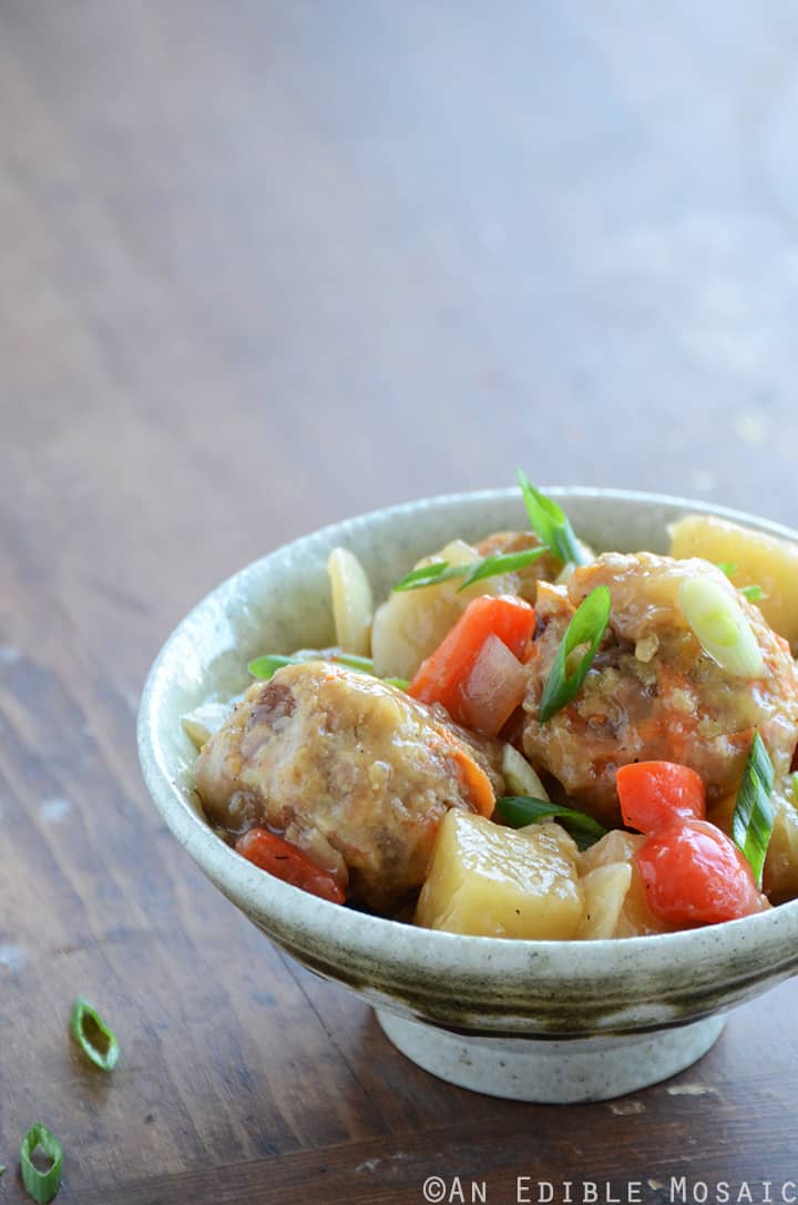 Sweet and Sour Turkey Meatballs  An Edible Mosaic™