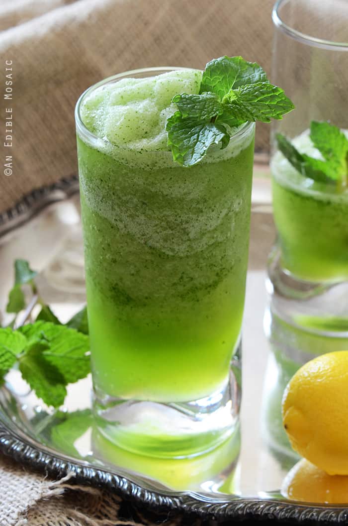 Limonana (Střední Východní Frozen Mint Lemonade)