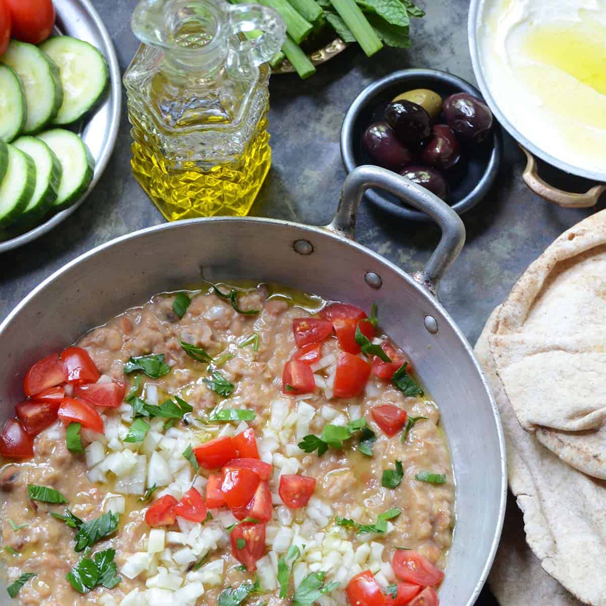 Authentic Ful Medames Recipe (Egyptian Fava Beans) - An Edible Mosaic™