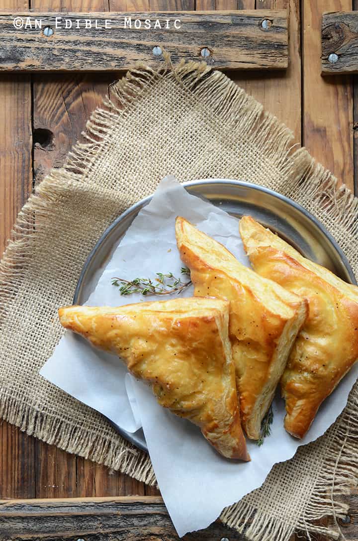 Easy Leftover Turkey, Mushroom, and Brie Puff Pastries