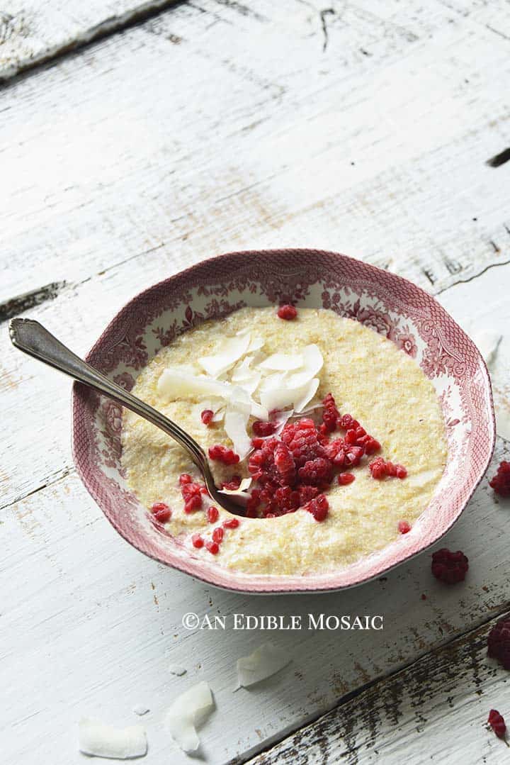 Porridge cremoso a basso contenuto di carboidrati