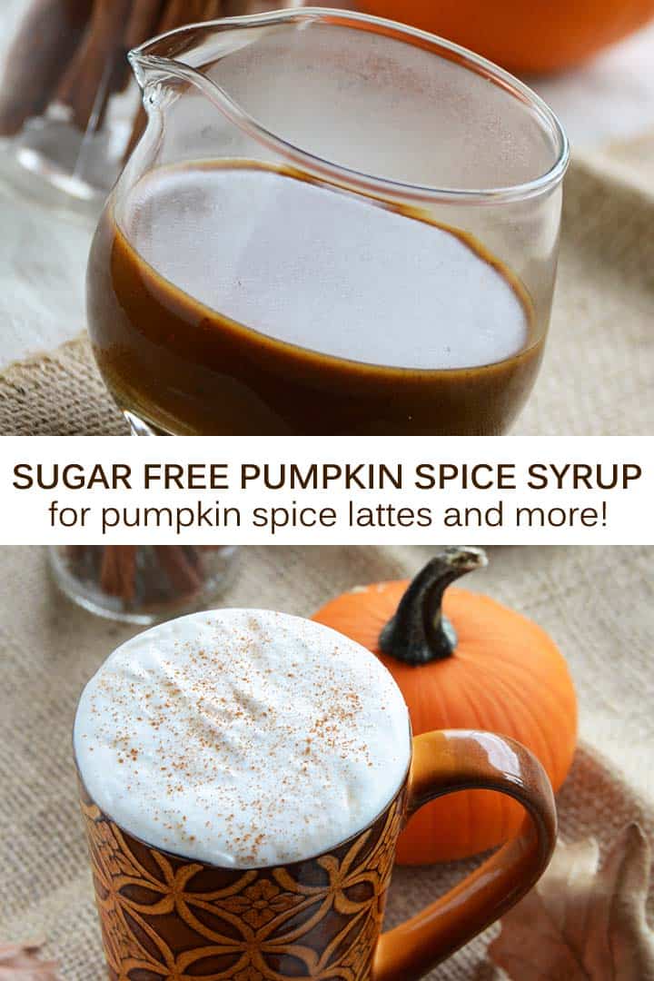 Sugar Free Pumpkin Spice Syrup