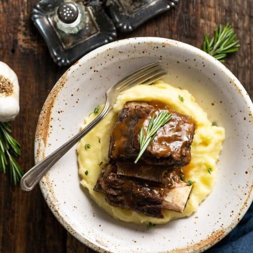 Easy Instant Pot Beef Short Ribs (5 Ingredients!) Wholesome Yum 