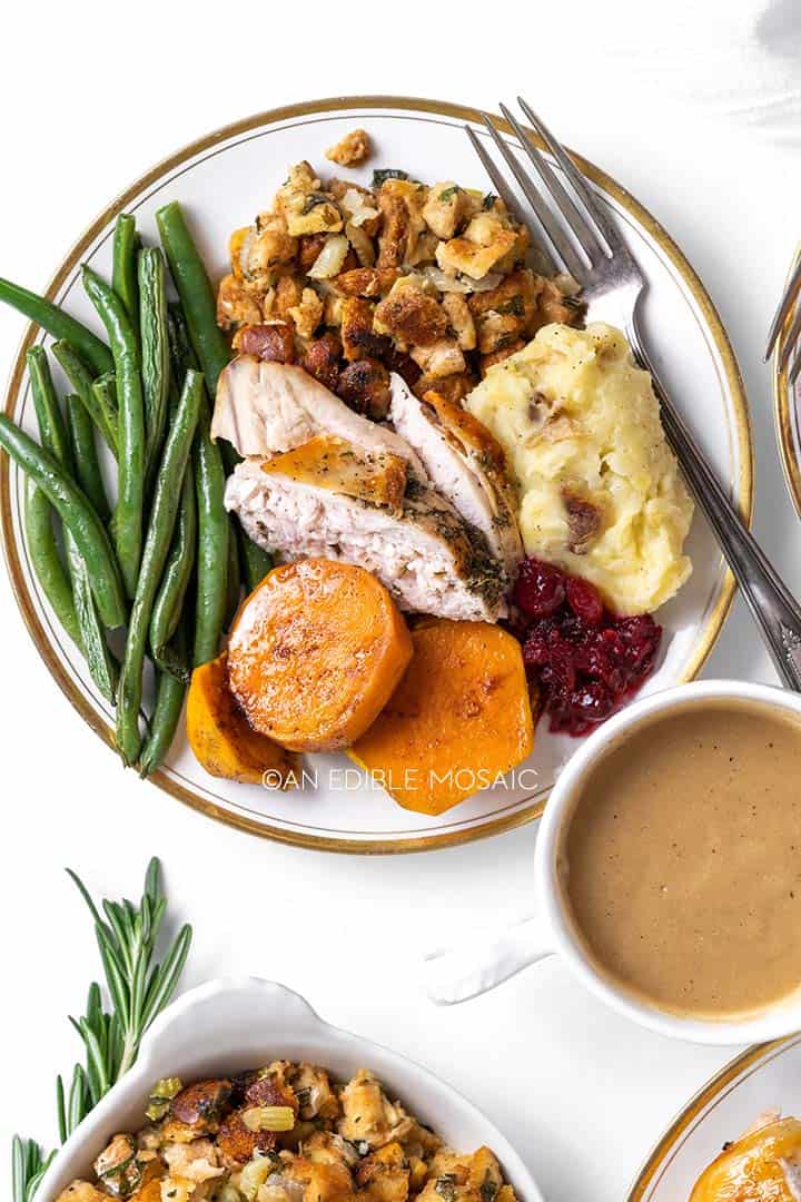 Small Thanksgiving Dinner for 4 (Made on a Sheet Pan!) An Edible Mosaic™