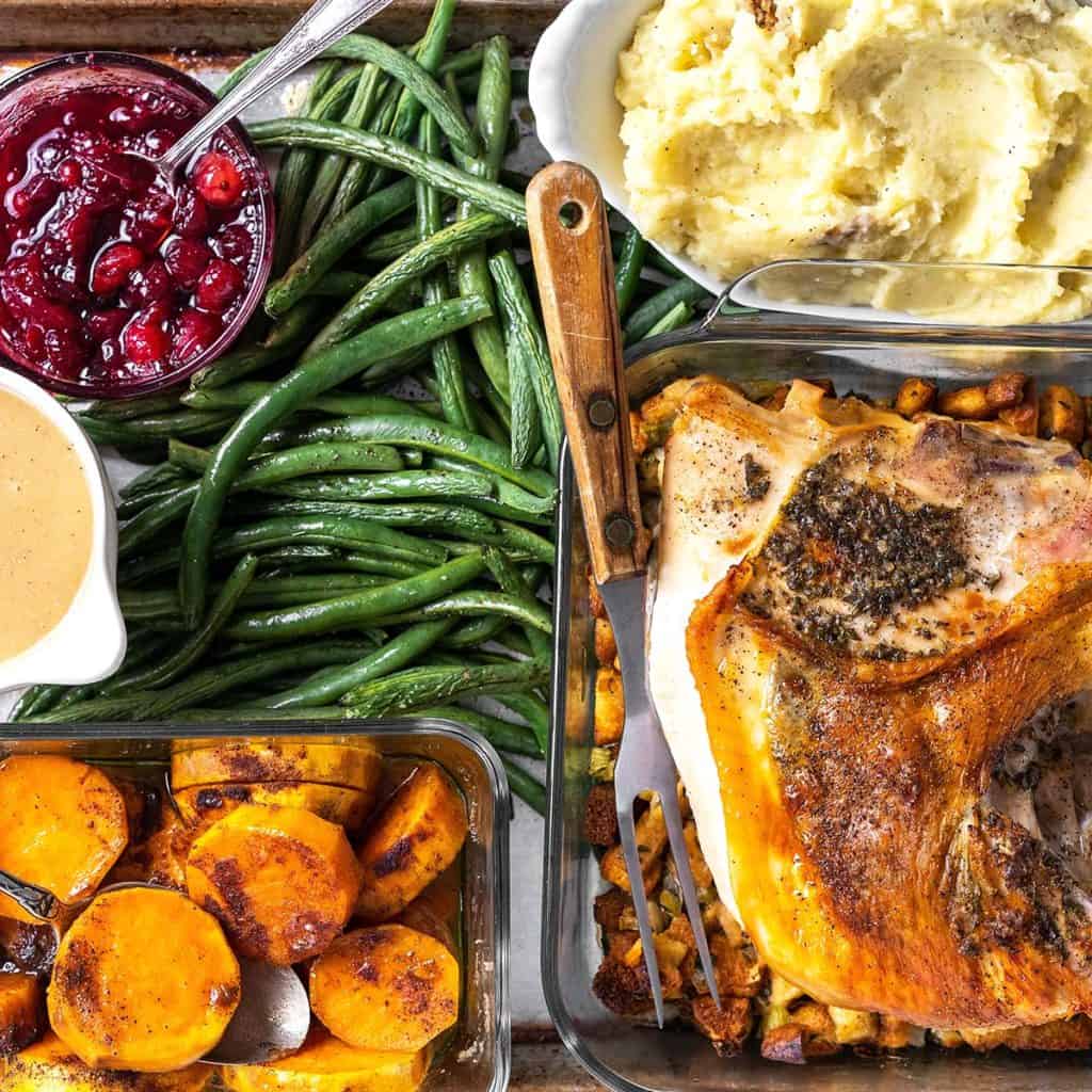 small-thanksgiving-dinner-for-4-made-on-a-sheet-pan-an-edible-mosaic