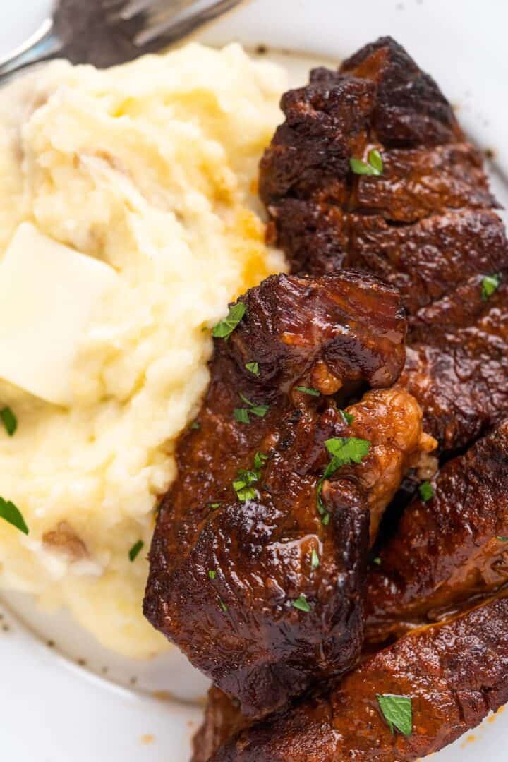 Instant Pot Country Style Beef Ribs Recipe - An Edible Mosaic™