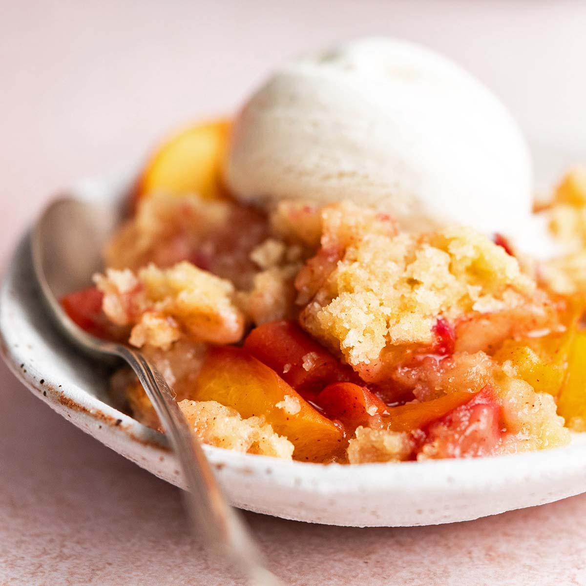 Cherry Crisp Recipe (With Fresh or Frozen Cherries!) - An Edible Mosaic™